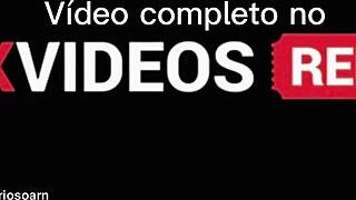 My buddy plays with my wife's ass and shoves toy in her pussy during our threesome