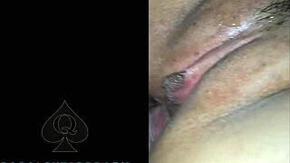 My buddy plays with my wife's ass and shoves toy in her pussy during our threesome