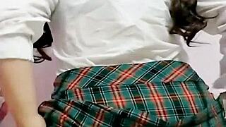 Mexican Schoolgirl's Dripping Pussy Orgasms After Class - First-Timer's Tasty Ass?