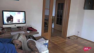 i caught my roommate jerking off now he's gotta fuck me hard