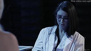 Three pornstars Adriana Chechik, Cadence Lux, Alexis Fawx squirt in lesbian lickfest