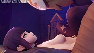 mona battles hilichurl missionary pov with monster cock pounding