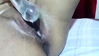 She Boldly Shoves Giant Dildo Deep Into Ass For Massive Squirt