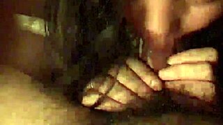 Japanese mature woman gives intense blowjob session