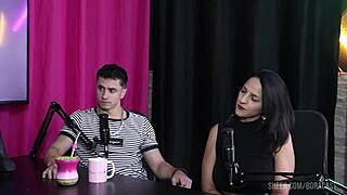 Bruna Carlos and Kel Abate finger each other in Bora Cast lingerie casting compilation part 1