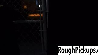 Rough Pickup Fuck Turns Ass into Wild Battlefield