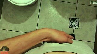 Skinny Young Amateur Jerks Huge Cock Cums in Boxers POV