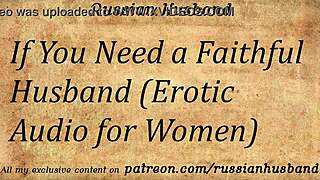 hey ladies need dirty talk from your faithful russian husband daddy moaning orgasms