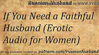 hey ladies need dirty talk from your faithful russian husband daddy moaning orgasms