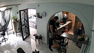 flirting hard with the hot contractor leads to steamy unexpected hookup