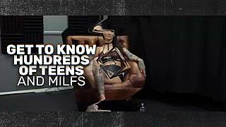 i get bent over and filled in redhead gangbang creampie