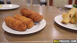 Stepson, join mommy and your stepsisters for some family fun now.