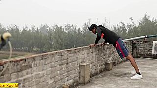 ba pass devar shares tender romantic moments with bhabhi in early morning bliss