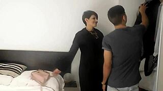 WOW, WATCH THIS HOT MILF SLUT DEEPTHROAT MONSTER COCK BEFORE BENT-OVER ASSFUCKING AND DOGGY POUNDING TRIO!