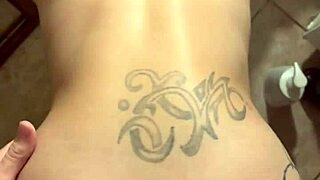 whoa hooker rides customer doggy in trap house bathroom cum on perfect ass