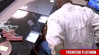 Horny Amy Brooke slams Prince Yahshua's monster cock balls-deep in her tight asshole!