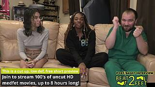 Giggles' Bare Feet Accumulate Sand During Beach Backstage Session