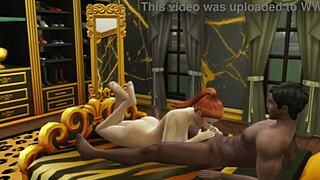 Curvy Redhead Brutally Railed by Massive Black Cock Monster Man