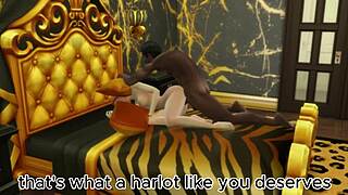 Curvy Redhead Brutally Railed by Massive Black Cock Monster Man