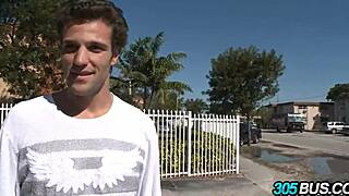 why does french babe julie j 21 suck cock for cash on bus?