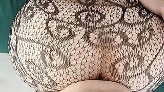 Gave him sloppy DEEPTHROAT blowjob while watching our vid, FACIAL finish.