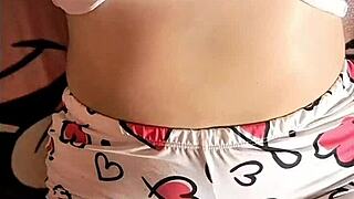 colombian babe gets so hot watching porn she fingers huge tits solo