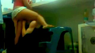 boss son sneaks his dick in me while im working the grind