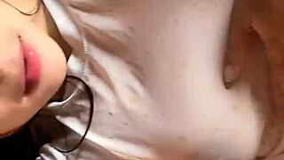 colombian babe gets so hot watching porn she fingers huge tits solo