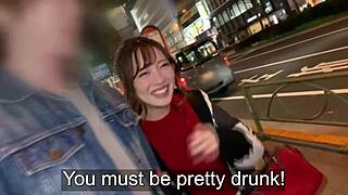 Sarcastic Asian Babe Begs Ride Home for Hard Creampie Fuck