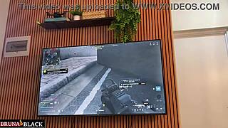 damn safada always makes excuses just to get the young guy picking between pussy or video game