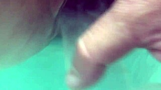 wanna see underwater creampie fill shaved pussy then dildo plunge?