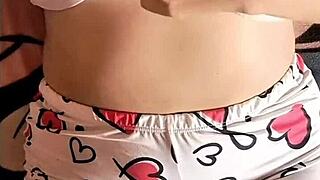 colombian babe gets so hot watching porn she fingers huge tits solo