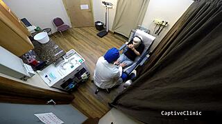 behind scenes with lilith rose in latex gloves handcuffs and pussy spreading