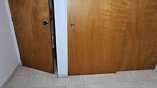 Fresh from shower stepsis begs for tight pussy pounding doggystyle