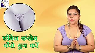 how to slide female condom in right