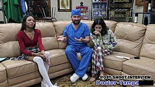 Dr Tampa Gives Solana Her First Gyno Exam Spread