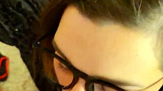 nerdy schoolgirl milf throat fucked deep sloppy homemade