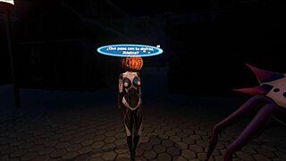 Halloween elf sister jumps monster cock while neko slut and slimer girl dominate pussy