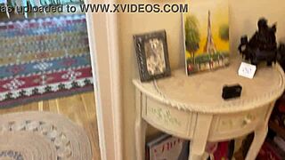 big natural tits big ass brunette babe tries lingerie for fashion shoot turns erotic casting handjob homemade