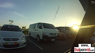 Petite Asian Teen Bends Over Skinny Frame for Big Cock Doggystyle Pounding