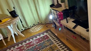 big natural tits big ass brunette babe tries lingerie for fashion shoot turns erotic casting handjob homemade