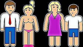 stepmom in sexy halloween nurse costume tempts stepson into hot taboo fun at hospital