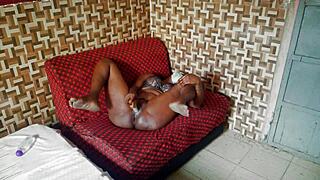 queensandypussy fingers her creamy wet pussy begging for a hard fuck now