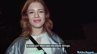 Ginger Babe Squirts Wildly on My Cock After Rough Public Pickup Fuck