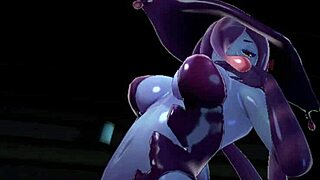 Halloween elf sister jumps monster cock while neko slut and slimer girl dominate pussy