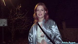 Ginger Babe Squirts Wildly on My Cock After Rough Public Pickup Fuck