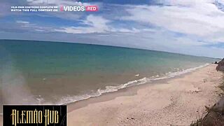 dreadhot's wild public beach romp in brazil paradise