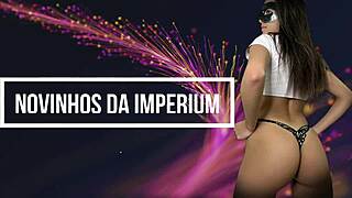 skinny teen in dress gulps down hot load after oral fun