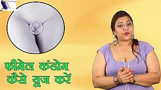 how to slide female condom in right