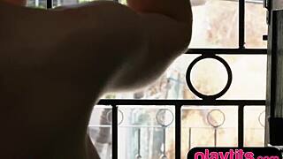 wanna see slender redhead milf strip lingerie for those perky small tits?